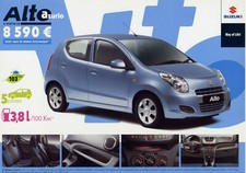 Catalogue brochure prospekt Suzuki Alto série spéciale Azurio 2011 FR