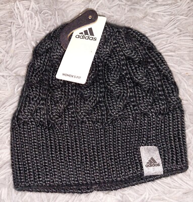 Women's Adidas Whittier Beanie Black One Size Fits Most NWT