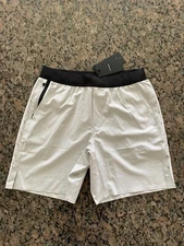 Ten Thousand Interval Short, Lined, LT Grey, Brick Red, Silver Birch, New, Tags