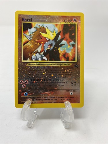 Pokémon TCG Entei Holo Promo #34 Pokemon Promos Holo Promo NM - Picture 5 of 8