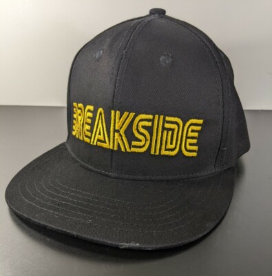 Breakside Brewery Portland Oregon Beer Retro Game Arcade Font Black Flex Fit Hat
