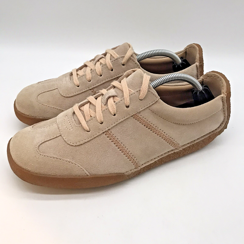 Clarks Originals Wildlederschuhe Damen 9M Schnürschuhe Low-Top Sneakers Krepp Gummisohle - Bild 3 von 10