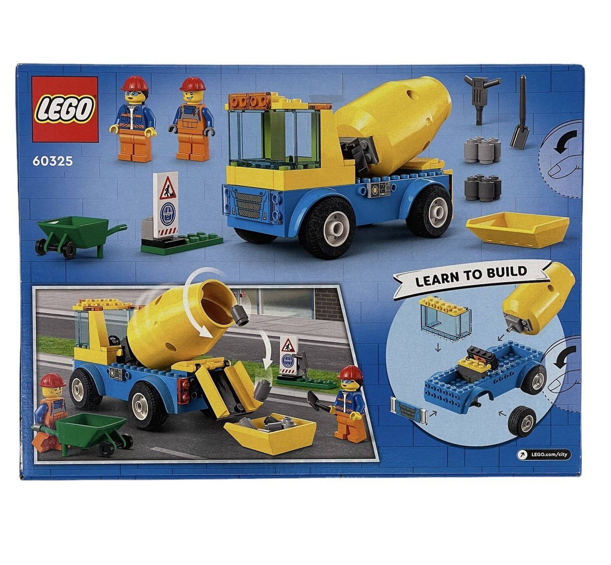 Cement Mixer Lego Road Repair Truck Jie Star 91005 Cement Mixer