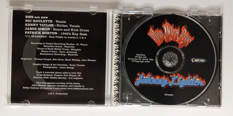 The Blue Moon Boys - Johnny Lighter EP (CD, 2002) Beat Time Foto 3 de 3