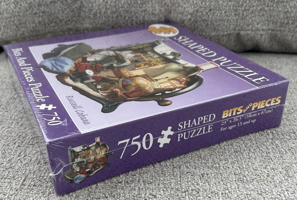 A Stitch In Time by Russell Cobane 750 pc Jigsaw Puzzle Bits And Pieces SEALED - Image 2 of 2