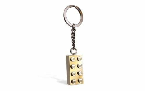 LEGO 50th Anniversary 50 Years Gold Brick Keychain 852445 for sale