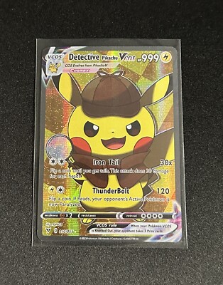 Pikachu Cosplay Fanart Detective VCOS Holo US Seller | eBay