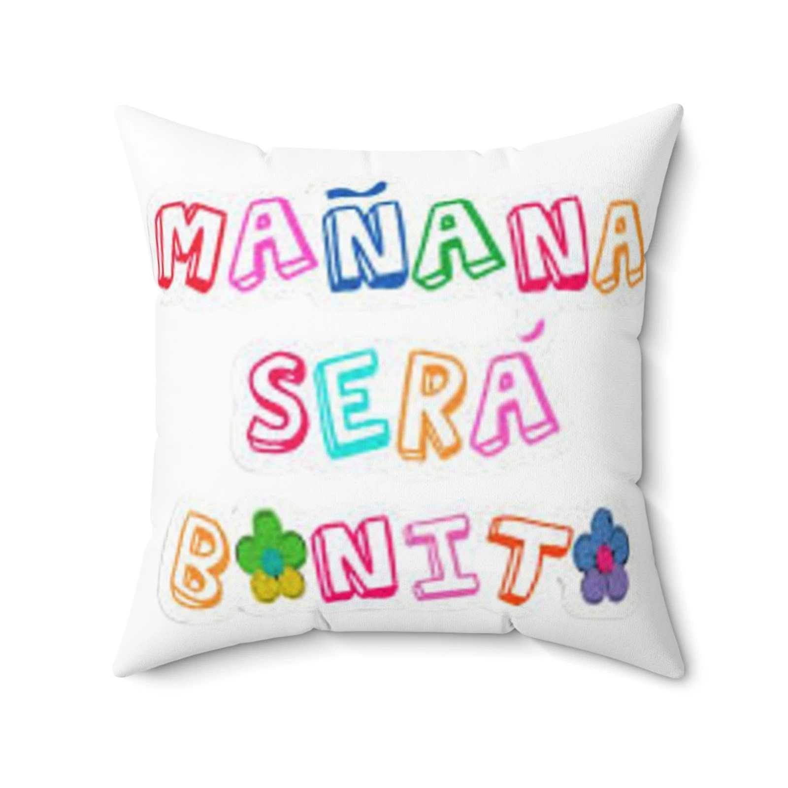 Colorful Inspirational Pillow, Pet Lover Gift, Home Decor, Bright Throw Pillow,