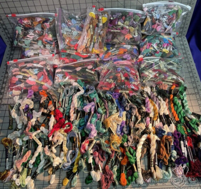 DMC floss lot over 400 skeins