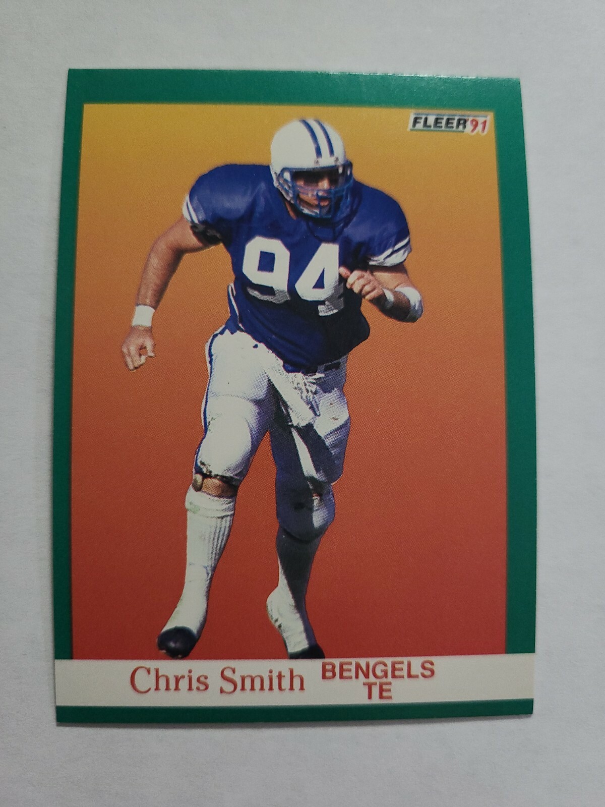 CHRIS SMITH 1991 FLEER FOOTBALL CARD # 425 D9938