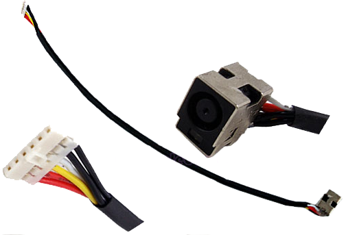 AC/DC Power Jack Harness Cable For Compaq Presario CQ61 Laptops (CQ61-314US, CQ61-319TX, Etc.)