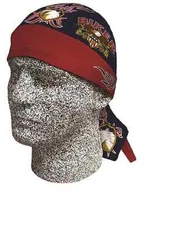 Patriotic Biker Freedom Liberty Doo Rag Headwrap Skull Sweatband Capsmith Eagle