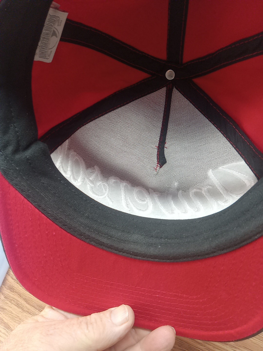 Universal Studios Hollywood Red White Black Snapback Hat Cap One Size Adult