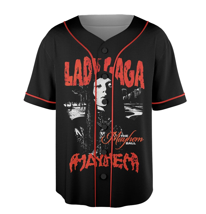 Ld ga The Mayhem Ball Music Tour 2026 Baseball Jersey