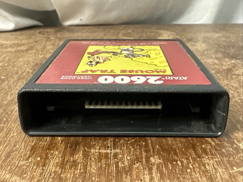 Mouse Trap etiqueta roja (Atari 2600, 1982) solo cartucho Foto 4 de 4