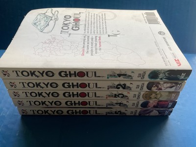 (Set of 5) TOYKO GHOUL Manga Books 1-5 Sui Ishida Viz - Comic Books