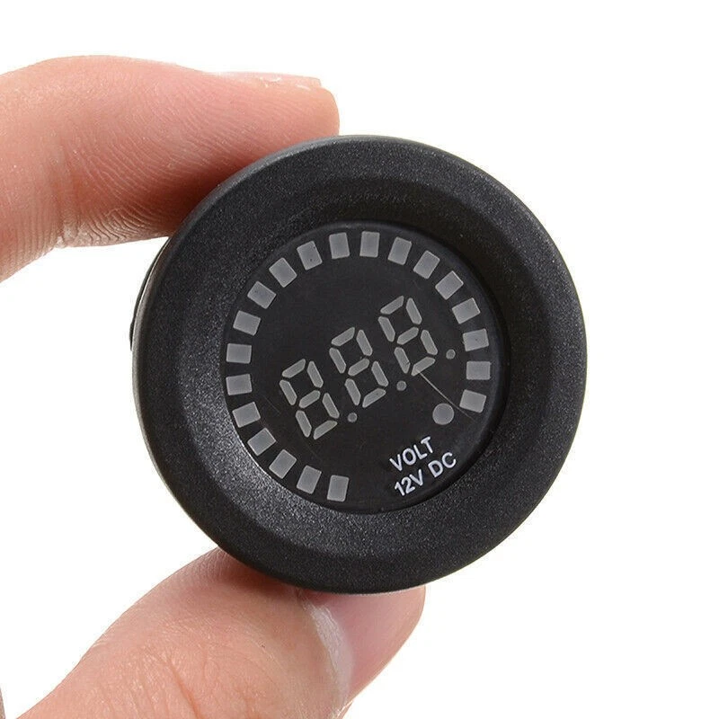 12V DC Auto 3-Farbe LED Panel Digital Voltage Voltmeter Voltanzeige Batterie DE - Bild 4 von 4