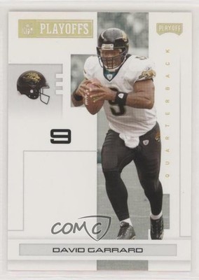 2007 Playoff NFL Playoffs Gold 50/299 David Garrard #47 qn6