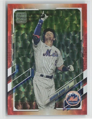 Brandon Nimmo 2021 Topps - Orange # 106 /299 New York Mets NM