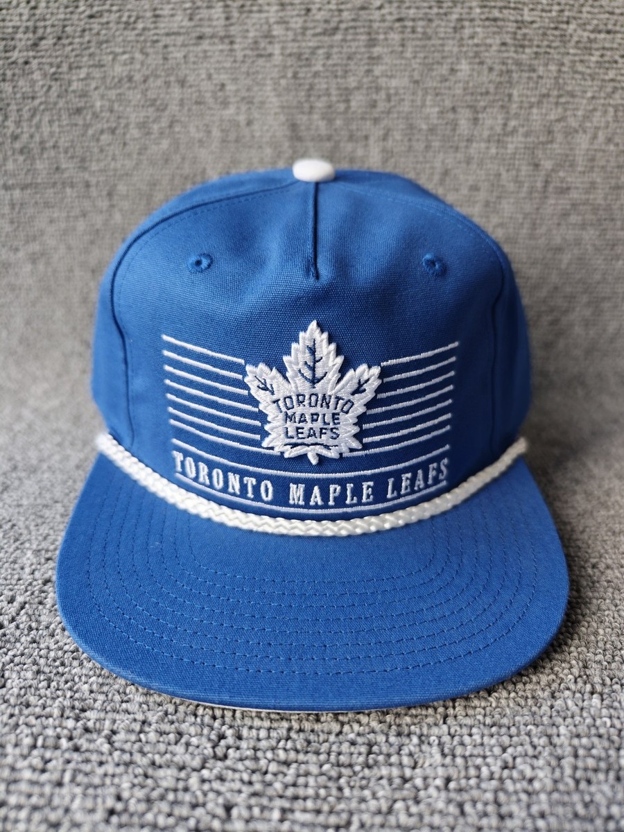 New Mitchell & Ness Toronto Maple Leafs Rope Snapback Hat Blue NHL Cap