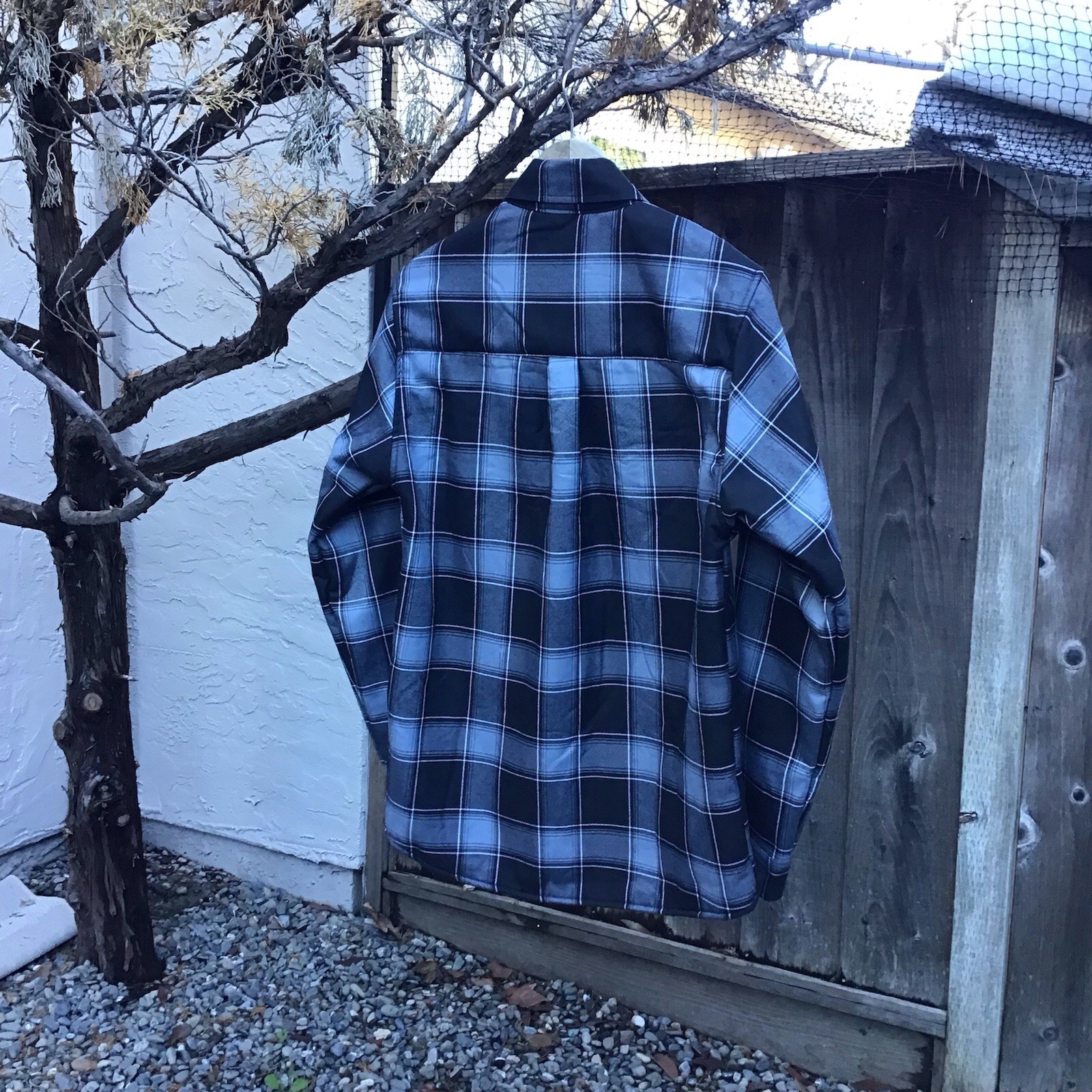 Dixxon Graveyard Flannel Jacket Medium Black Gray… - image 5