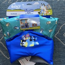SwimWays Bluey Life Jacket Swim Trainer Vest 33-55 lbs Child Adjustable