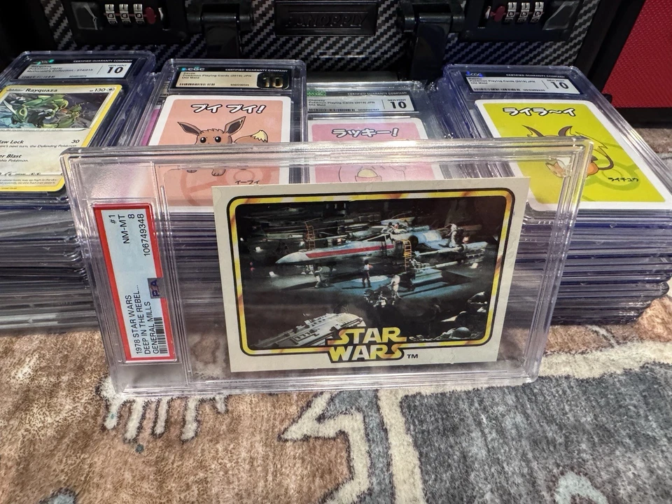 Star Wars General Mills 1978 PSA Lote de 4 - 1, 9, 13, 17 de 18 - Princesa Leia + Foto 4 de 4