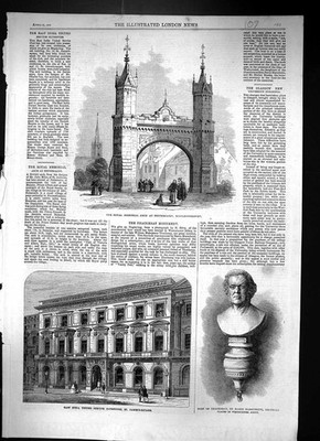 Old 1866 Arch Fettercairn Kincardineshire Clubhouse St. James'S Squar Victorian