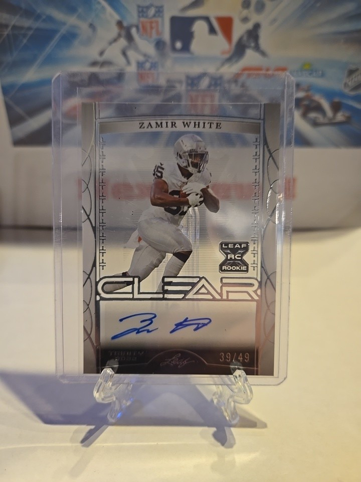 2022 Leaf Trinity Clear Auto 39/49 Zamir White #CA-ZW1 2022 Leaf Trinity Clear Auto 39/49 Zamir White #CA-ZW1