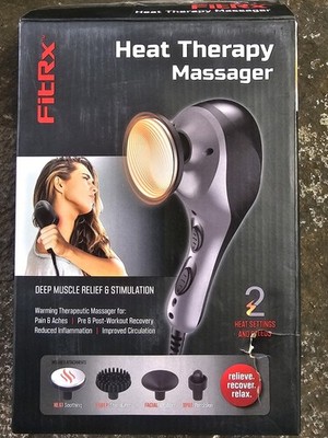 FITRX Heat Therapy Massager Handheld Two Heat Settings and Speeds