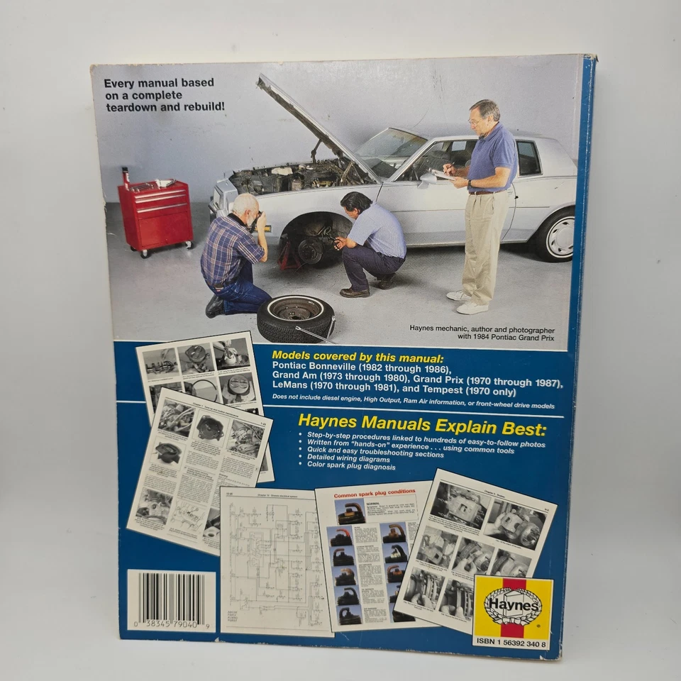 Pontiac Lemans 1970-1987 Shop Service Repair Manual Wiring Diagrams Engine Guide - Image 2 of 4