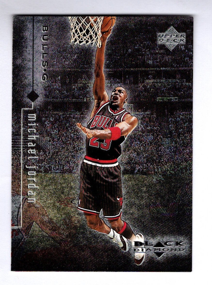 1998-99 Black Diamond #12 Michael Jordan Chicago Bulls HOF