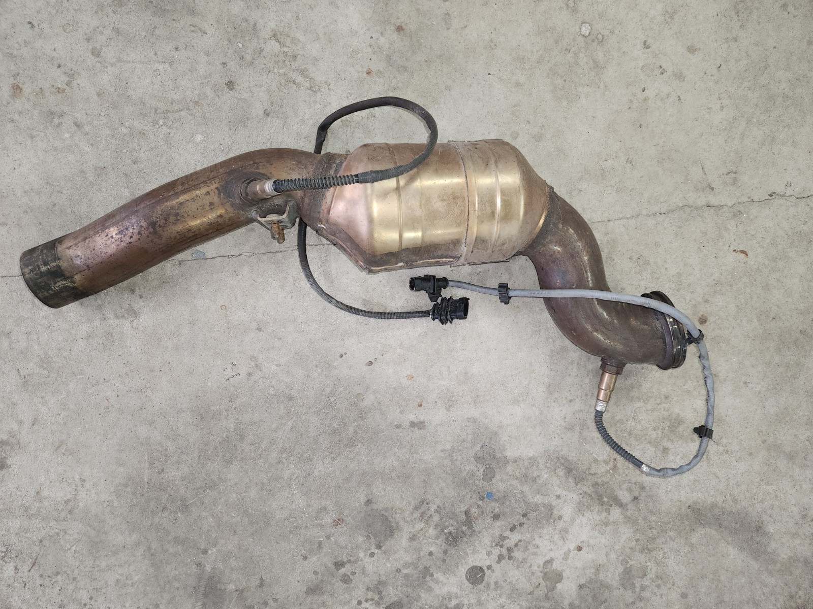 14-20 MASERATI GHIBLI 3.0 PASSENGER RIGHT EXHAUST MANIFOLD DOWNPIPE