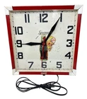Vintage Sessions Coca-Cola Electric Wall Clock Sprite Boy Part Repair Needs Work