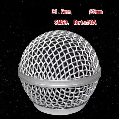 Wireless Microphone Mesh Head for SHURE SLX24/PG58/BETA58A/PGX2