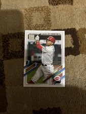 2021 Topps - Joey Votto #275 Swinging, White Jersey