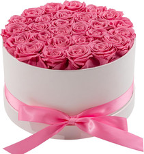 27 Piece Preserved Roses in Box - Forever Flowers Eternal Rose Gift for Mom Wife