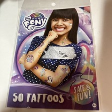 HASBRO My Little Pony Set of 50 Temporary Tattoos Sealed