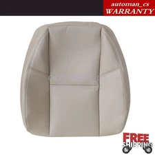Driver or Passenger Top Leather Seat Cover Tan For 2007-2014 Cadillac Escalade