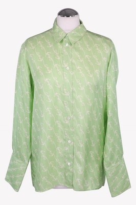Sandro Damen Oberteil Gr. 38 (2) Grün NEU Oberteil Geknöpftes Hemd  Bluse Blouse