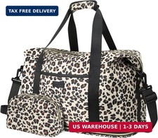 Capolo Expandable Travel Duffle Bag Weekender Overnight Bags for Women Men