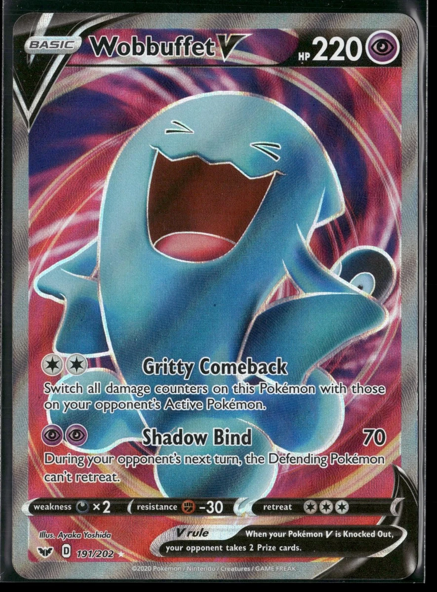 【ARS AU 真贋鑑定】英語版ソーナンス Wobbuffet HG5504 Wobbuffet V Pokémon TCG Cards for sale | eBay