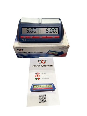 DGT North American Professional chess / game digital clock with box