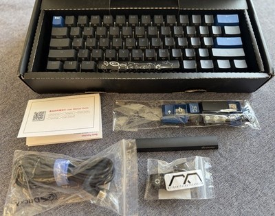 Ducky Mecha Mini 60% Keyboard Cherry RGB Speed Black, tested works!