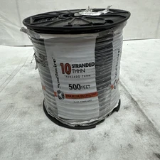 Southwire Machine Tool Wire THHN THWN 10 AWG 600V 19-Strand 500' Black NEW USA