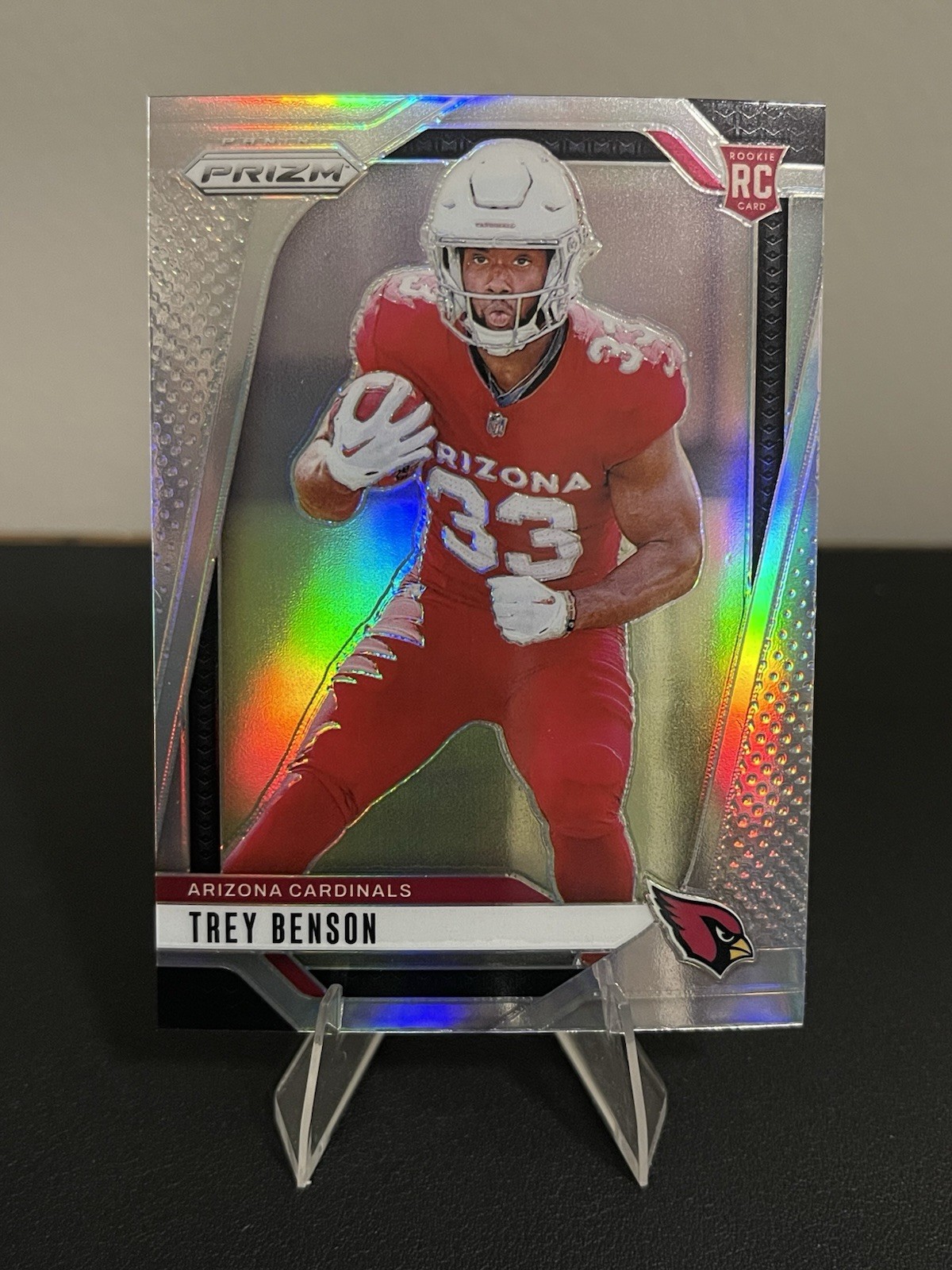 2024 Panini Prizm - Rookies Trey Benson #392 Silver Prizm (RC)