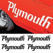 Plymouth Decal Plymouth Car Die Cut Vinyl Decal Sticker - Any Size Any Color