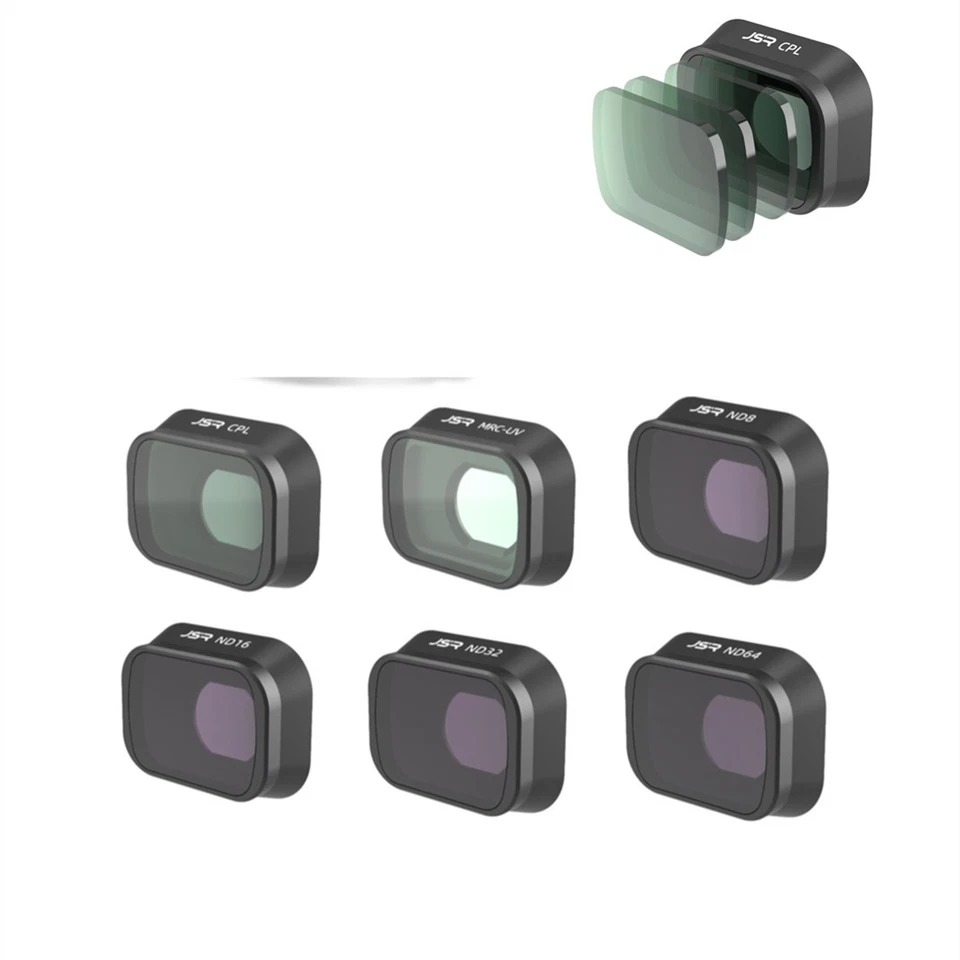 1*Optical Glass UV/CPL/ND8/ND16/ND32/ND64 Filter Lens For DJI Mini 3 Pro Gimbal - Image 3 of 4