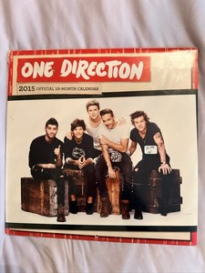 Sealed One Direction 2015 18-Month Wall Calendar Band Memorabilia