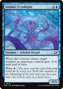 Sinister Cryologist 75/426 Common Edge of Eternities Magic: The Gathering